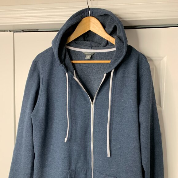 Eddie Bauer Men’s Blue Full-Zip Hoodie – XXL - Picture 1 of 13